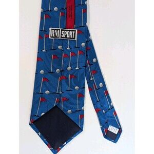 Vintage Ralph Marlin Men's Neck Tie "Sink The Putt" 100% Silk USA RM Style